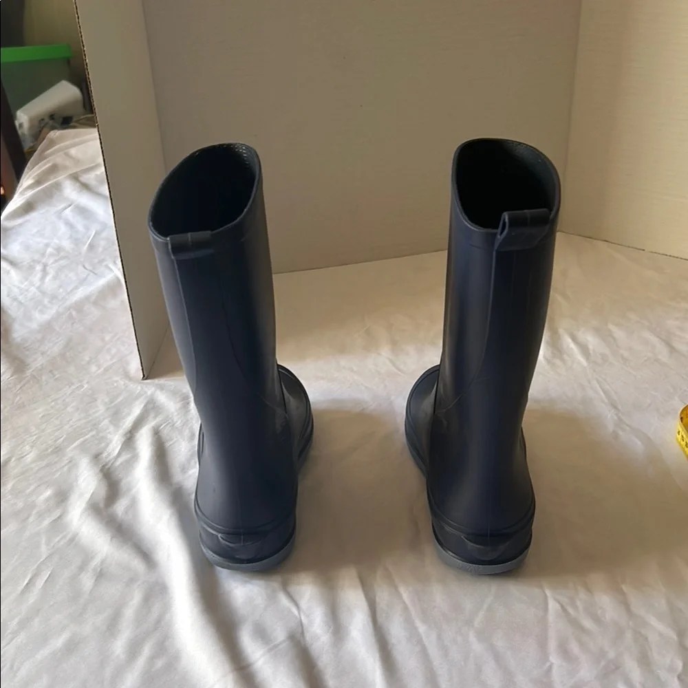 Cat & Jack Black Rain & Snow Boots with Pull-On Tabs